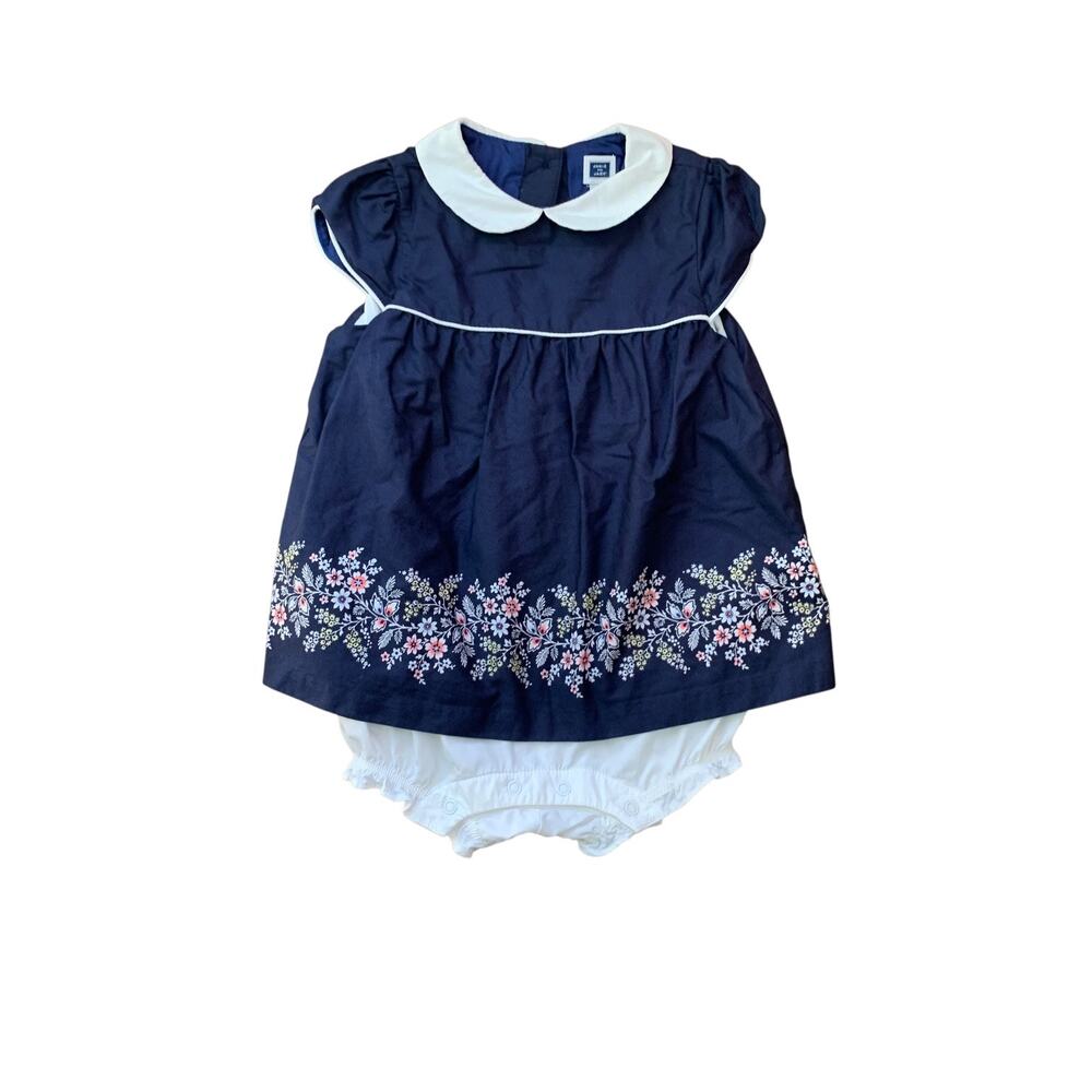 Janie & Jack Floral Print Collared Dress